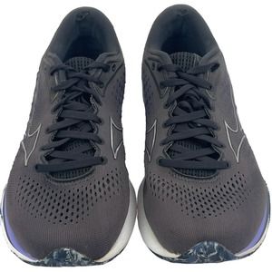 Mizuno Wave Wmns Rider 25 Athletic Gym Running Shoes US Sz 9 Gray w/Purple Trim